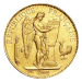 Pièce d'or 100 francs français d'année aléatoire