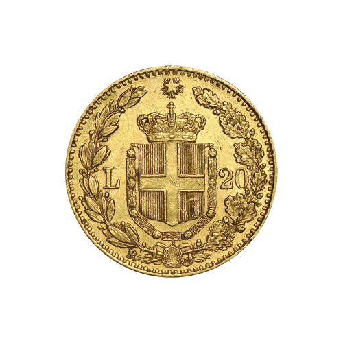 Random Year Italian 20 Lira Gold Coin