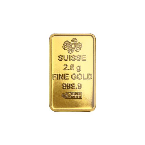 2.5 gram Gold Bar | PAMP Suisse