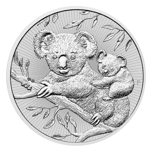 Pièce 2 onces d'argent Piedfort Prochaine Génération Koala australien 2018 | Monnaie de Perth