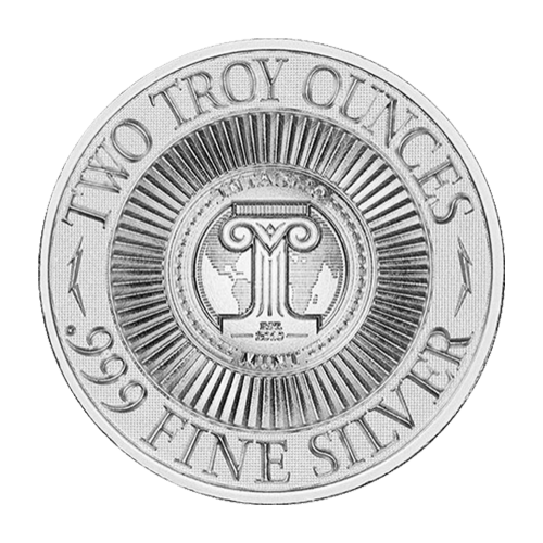 2 oz Silver Bug | Giant Longhorn Beetle High Relief Silver Round