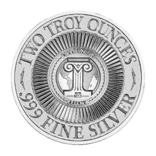 2 oz Silver Bug | Stag Beetle High Relief Silver Round