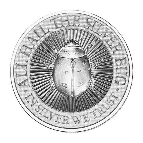 2 oz Silver Bug | Lady Bug High Relief Silver Round