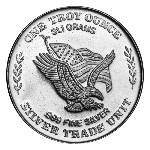 Ronde d'argent U.S. Assay Office 1981 de 1 once