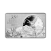 Lingot 3 onces d'argent 35e anniversaire de la pièce Libertad mexicaine 2017