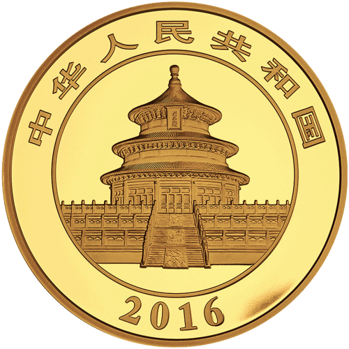100 gram 2016 Chinese Panda Gold Spotted Proof Coin | Chinese Mint