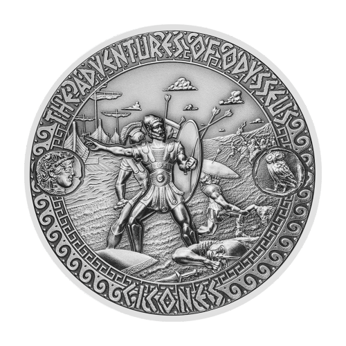 2 oz 2018 Adventures of Odysseus Attack of the Cicones Silver Coin | MDM