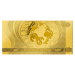 0.5 gram Money of the World Series | Money of the World Coin Note Gold Thin Wafer