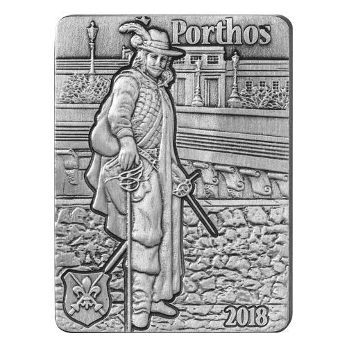 Ensemble de 4 pièces 1 once d'argent Les trois mousquetaires 2018