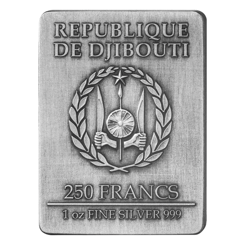 Ensemble de 4 pièces 1 once d'argent Les trois mousquetaires 2018