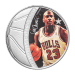 1 oz 2018 Celebrity Icons Series | Legends of Sport - Basketball | Michael Jordan Silver Coin