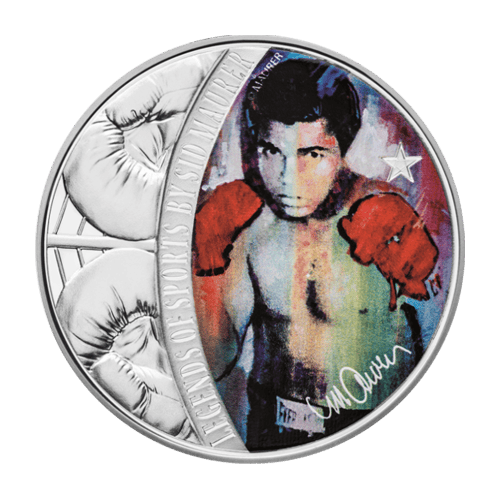 1 oz 2018 Celebrity Icons Series | Legends of Sport - Boxing | Muhammad Ali Silver Coin