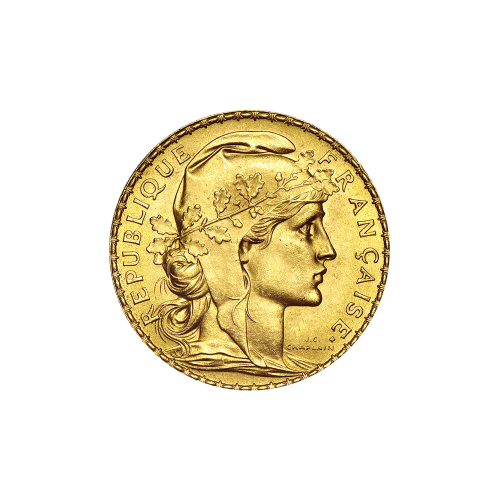 Pièce d'or Demi Souverain épreuve numismatique d'année aléatoire