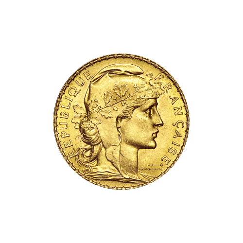 Pièce d'or Demi Souverain épreuve numismatique d'année aléatoire