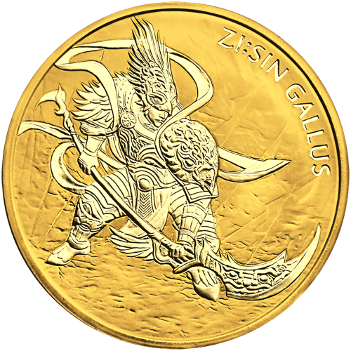 1 oz 2017 Zi Sin Gallus Gold Round | KOMSCO