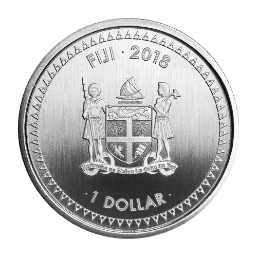 1 oz 2018 Fiji Mermaid Rising Silver Coin