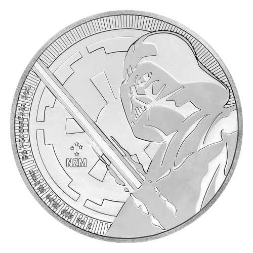 1 oz 2018 Star Wars Darth Vader Lightsaber Silver Coin | New Zealand Mint