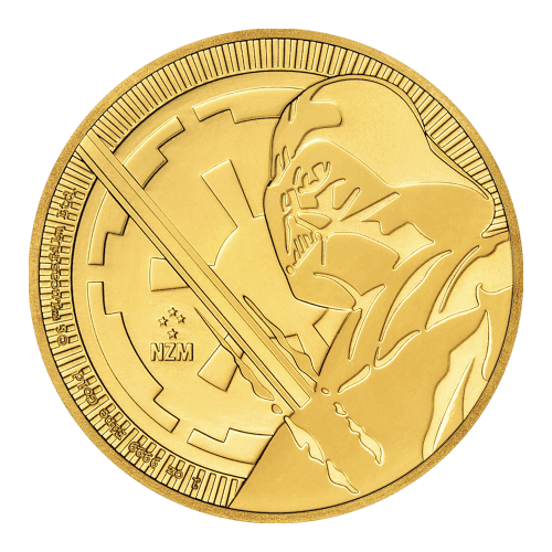 1 oz 2018 Star Wars Darth Vader Lightsaber Gold Coin | New Zealand Mint