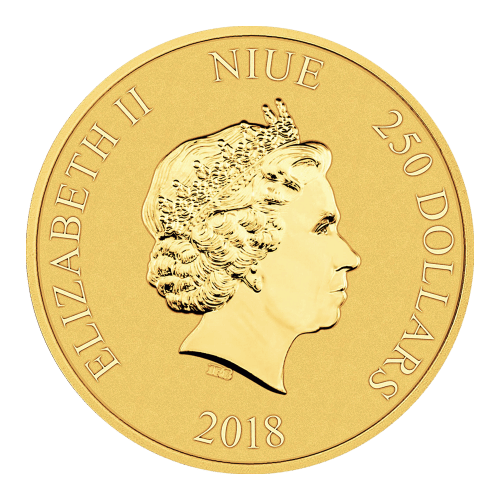 1 oz 2018 Star Wars Darth Vader Lightsaber Gold Coin | New Zealand Mint