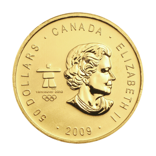 1 oz 2009 Vancouver Olympics Thunderbird Totem Gold Coin | Royal Canadian Mint