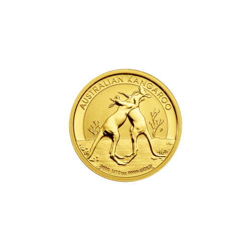 Pièce 1/10 once d'or Kangourou australien 2010 | Monnaie de Perth