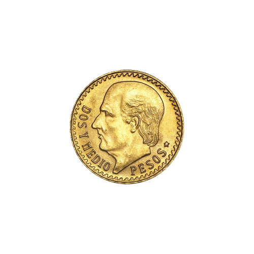 Random Year Mexican 2.5 Peso Gold Coin | Mexico City Mint