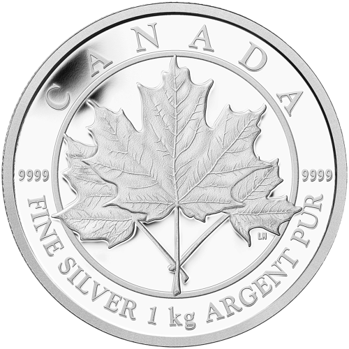 1 kilo 2012 Canadian Maple Leaf Forever Silver Proof Coin | Royal Canadian Mint