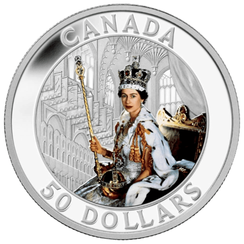 5 oz 2013 The Queen's Coronation Proof Silver Coin | Royal Canadian Mint