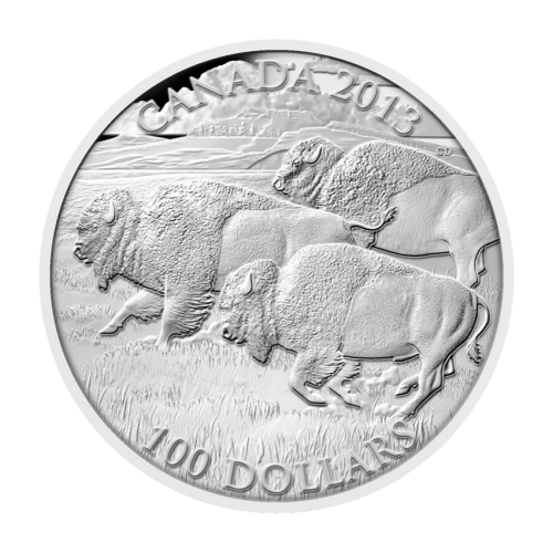 Pièce 1 once d'argent 100 $ pour 100 $ Année aléatoire