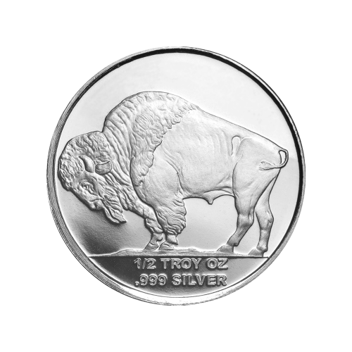 1/2 oz Buffalo Silver Round | Silvertowne Mint