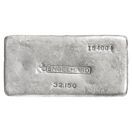 1 kilo Vintage Silver Bar | Engelhard
