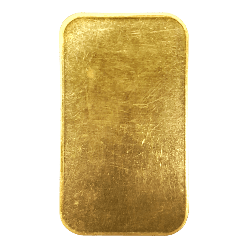 Lingot 1 once d'or Dos vierge avec certificat | Johnson Matthey