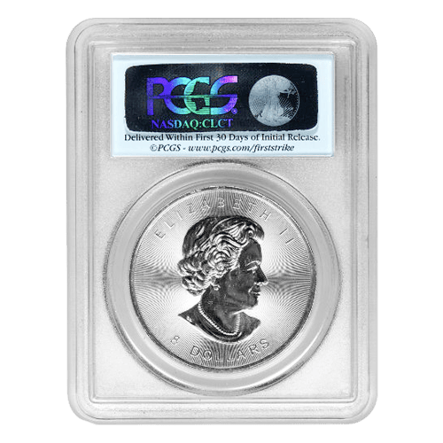 1.25 oz 2015 Canadian Bison PCGS MS69 First Strike Silver Coin | Royal Canadian Mint