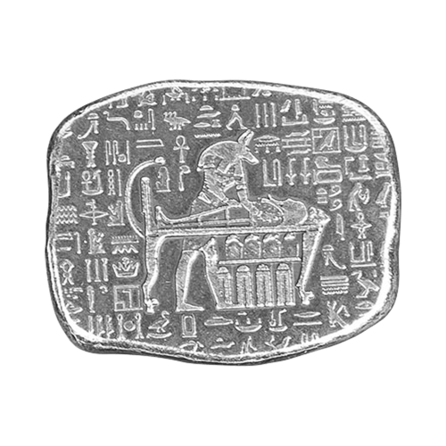 1 oz Egyptian Relic Series: Anubis Jackal Silver Bar | Monarch Precious Metals