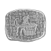 1 oz Egyptian Relic Series: Anubis Jackal Silver Bar | Monarch Precious Metals
