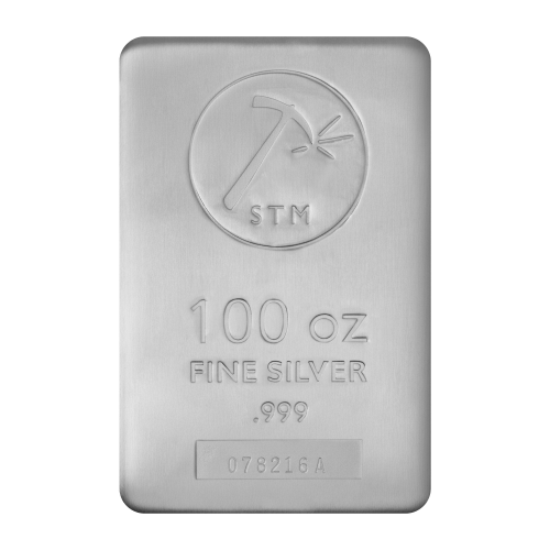 100 oz Silver Bar | Silvertowne Mint