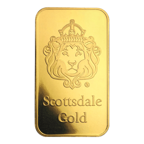 1 oz Gold Bar | Scottsdale Mint