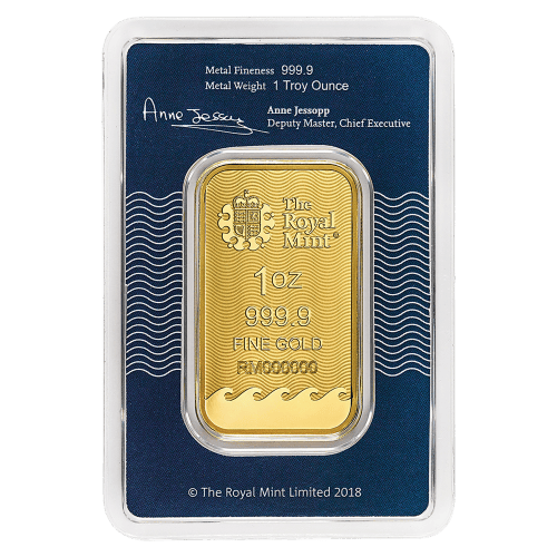 Lingot 1 once d'or Britannia | La Monnaie royale
