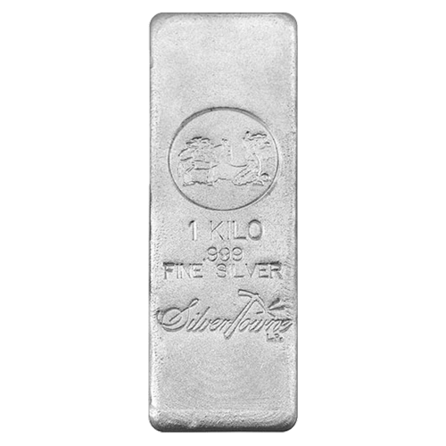 1 kilo Silver Bar | Silvertowne Mint