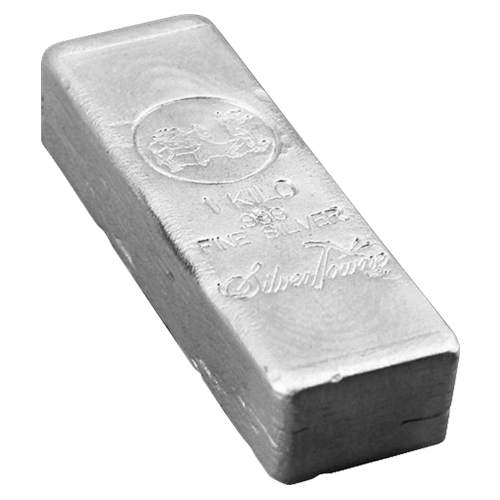 1 kilo Silver Bar | Silvertowne Mint