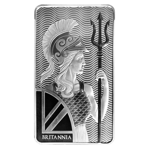 100 oz Britannia Silver Bar | The Royal Mint