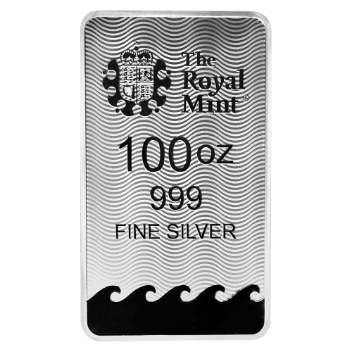 100 oz Britannia Silver Bar | The Royal Mint
