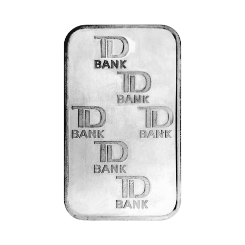 1 oz TD Bank Silver Bar | Johnson Matthey | Silver Gold Bull US