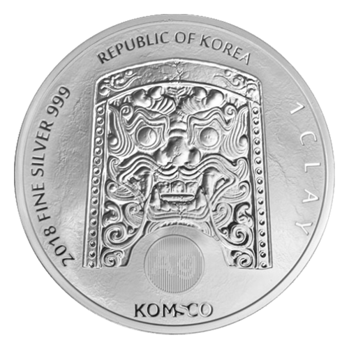 1 oz 2018 Zi Sin Canis Silver Round