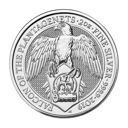 M*m様 Falcon of the Plantagenets 2oz 銀貨 2 2 oz 2019 Queen's Beasts Falcon of the Plantagenets Silver Coin