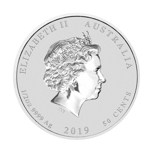 Pièce 1/2 once d'argent Lunaire Année du Cochon 2019 | Monnaie de Perth