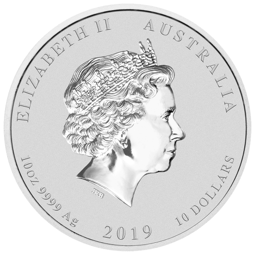 10 oz 2019 Lunar Year of the Pig Silver Coin | Perth Mint