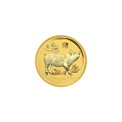 1/20 oz 2019 Lunar Year of the Pig Gold Coin | Perth Mint