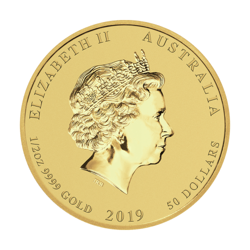 1/2 oz 2019 Lunar Year of the Pig Gold Coin | Perth Mint