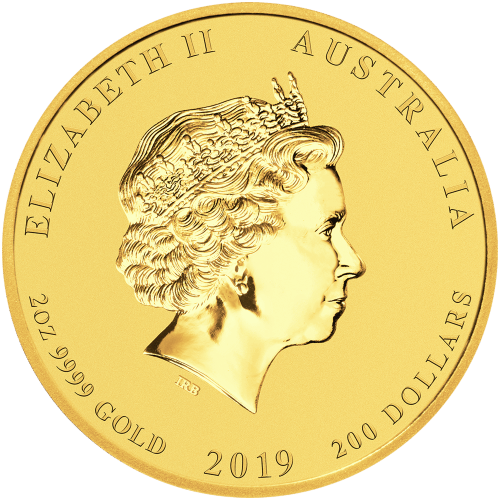2 oz 2019 Lunar Year of the Pig Gold Coin | Perth Mint